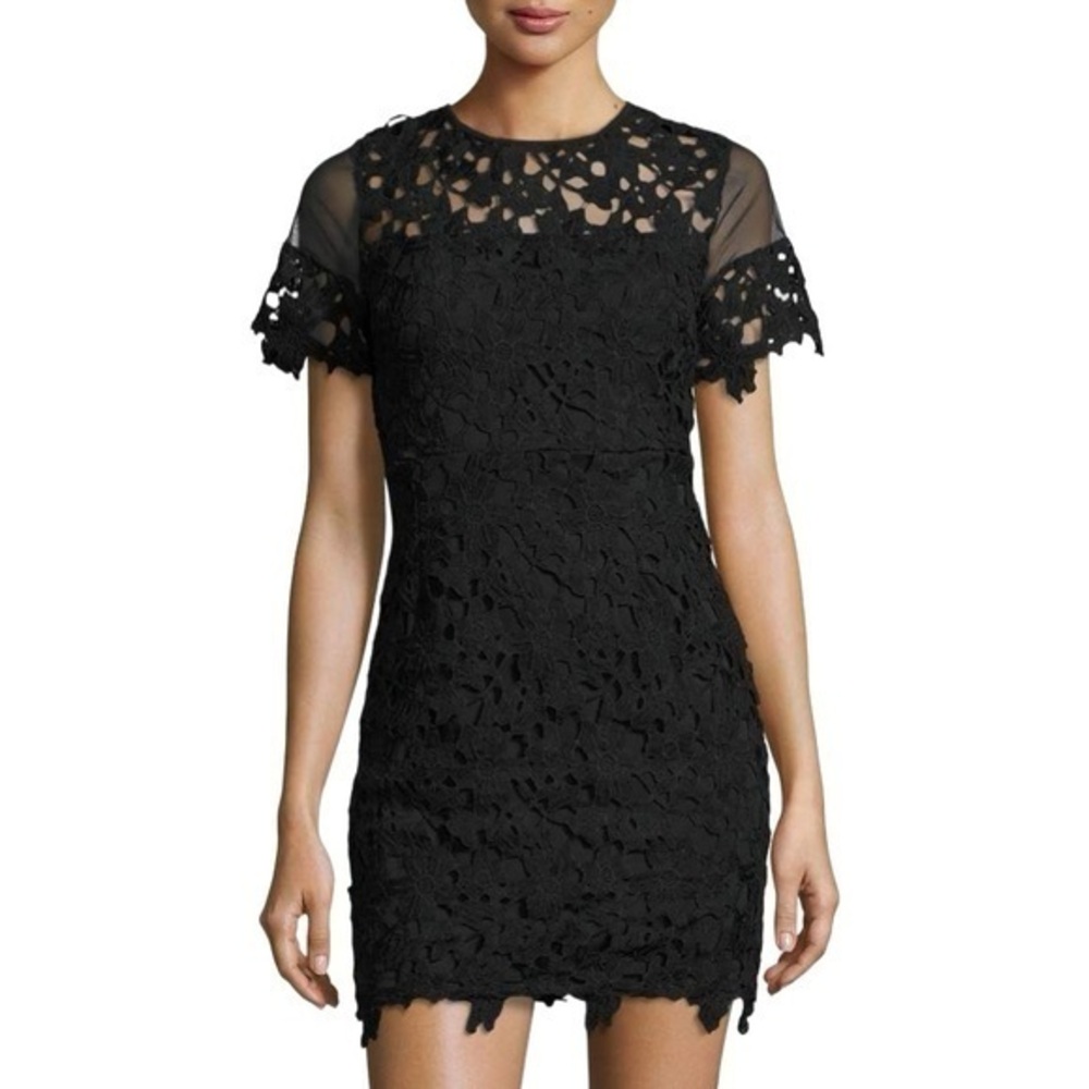 Romeo + Juliet Couture Lace Sheath Cocktail Dress